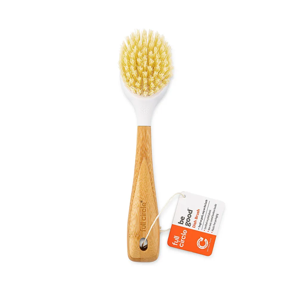 Full Circle Be Good Dish Brush White