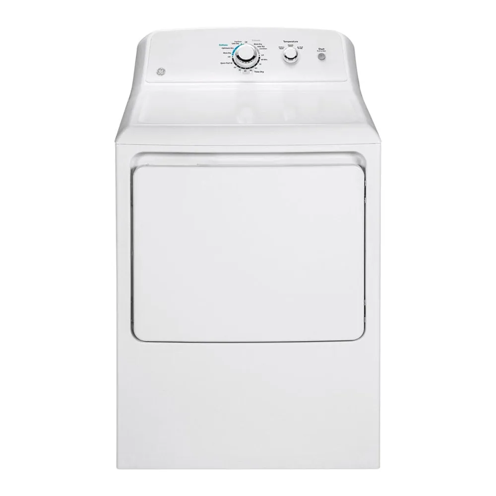 GE - 7.2 Cu. Ft. 3 Cycle Electric Dryer - White