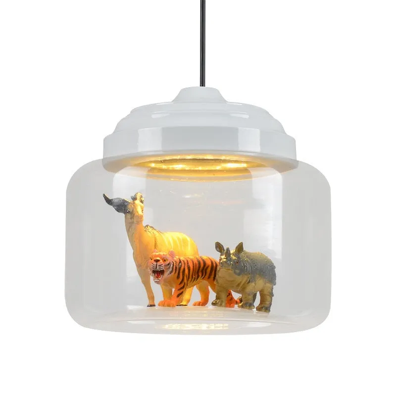 Glass Lamp Cafe Kindergarten Study Kids Room Lights