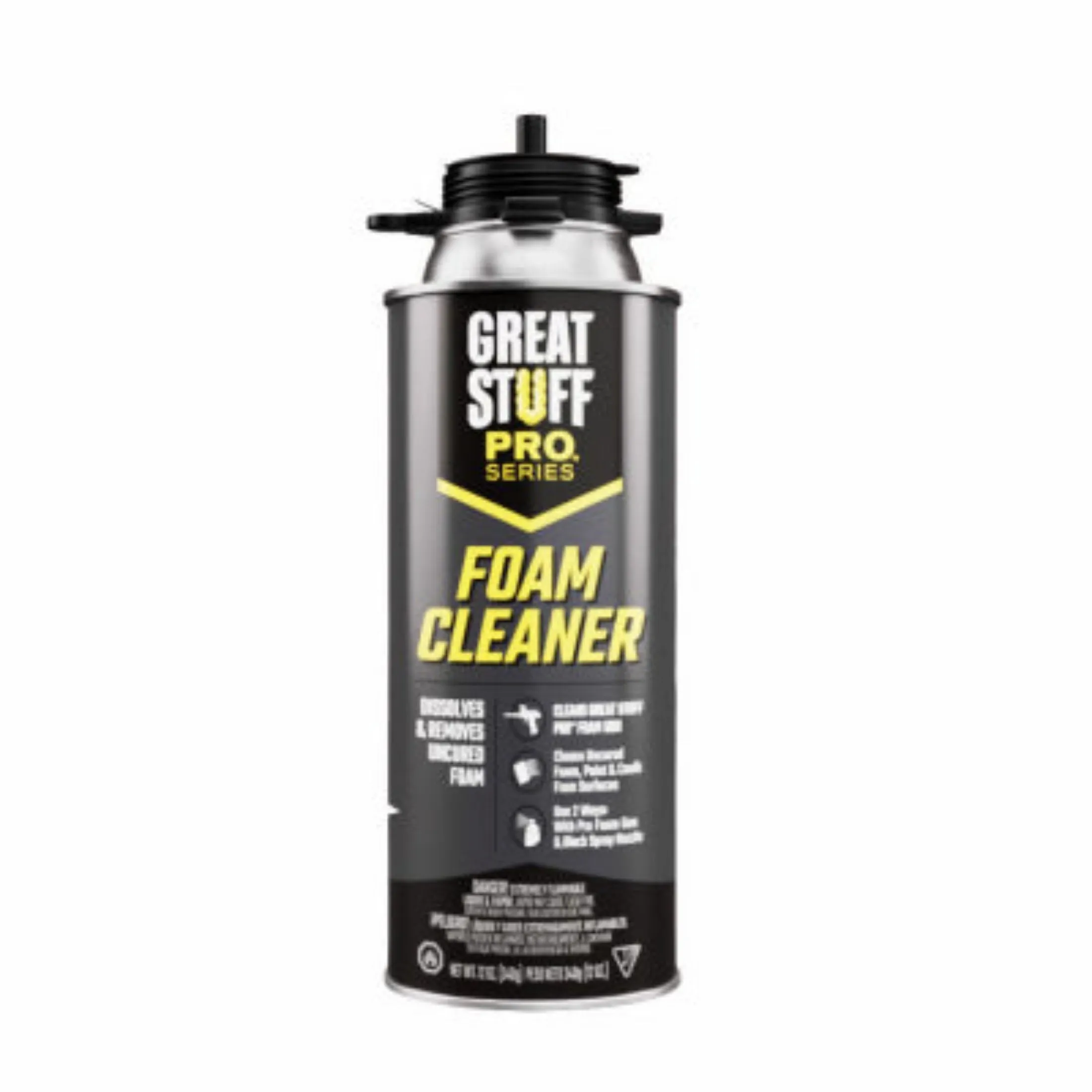 Great Stuff 12084890 12 oz Can Of Insulating Spray Foam Dispensing Pro Tool Cleaner - Quantity of 2