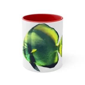 Green Fish 11oz Accent Mug