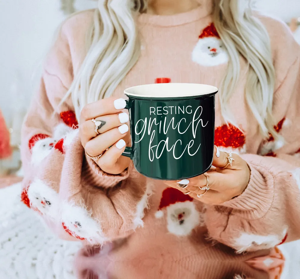 Grinch Face Mug