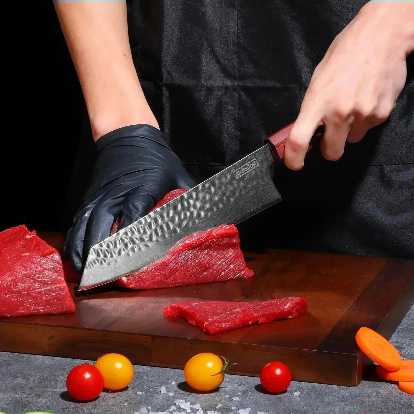 Hand-Hammered Sharp Japanese Professional Chef Knives