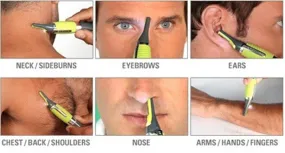 Handsome Men&Women Body Nose Nasal Ears Eyebrow Facial Hair Clipper Trimmer Shaver