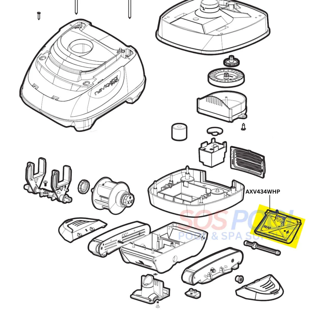 Hayward Flap Kit For Navigator Pool Vac Cleaners | AXV434WHP