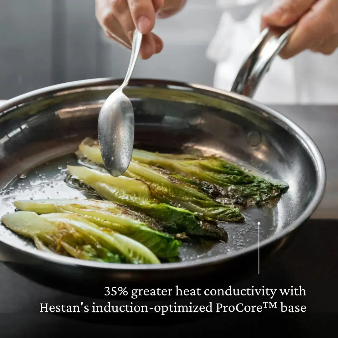 Hestan NanoBond Titanium Stainless Steel Sauce Pan With Lid, 2-Quart