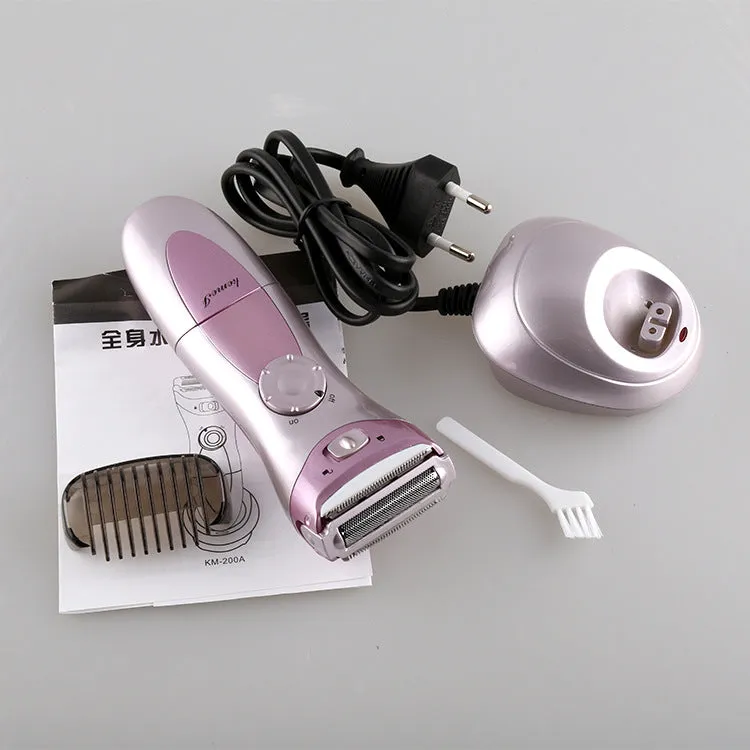 Household Rechargeable Waterproof Electric Ladies Hair Razor Plucker Razor