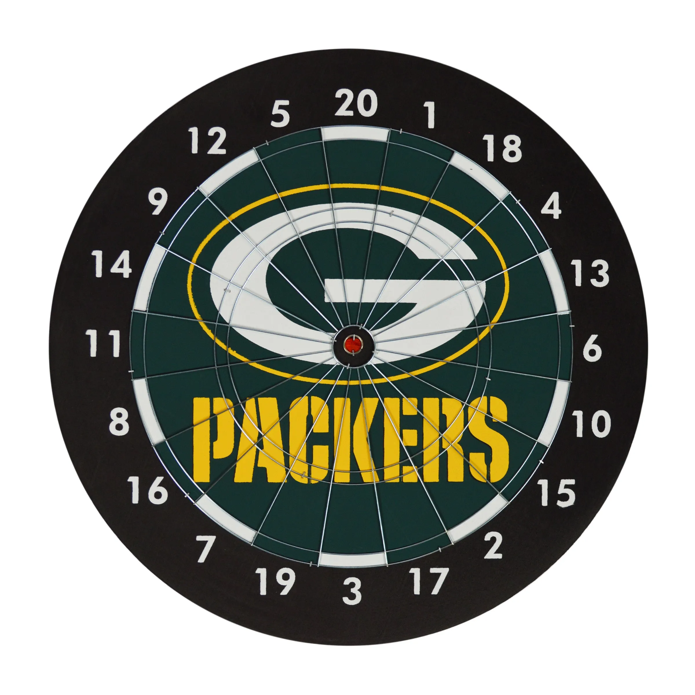 Imperial Green Bay Packers Dartboard Gift Set