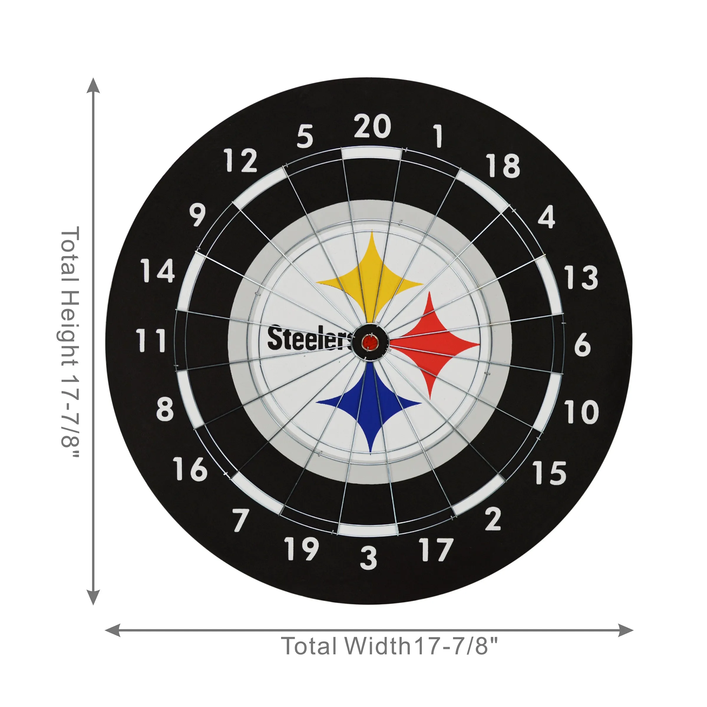 Imperial Pittsburgh Steelers Dartboard Gift Set