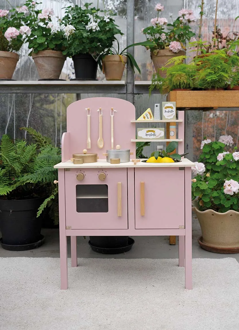 JaBaDaBaDo Kitchen with pot & pan - Pink