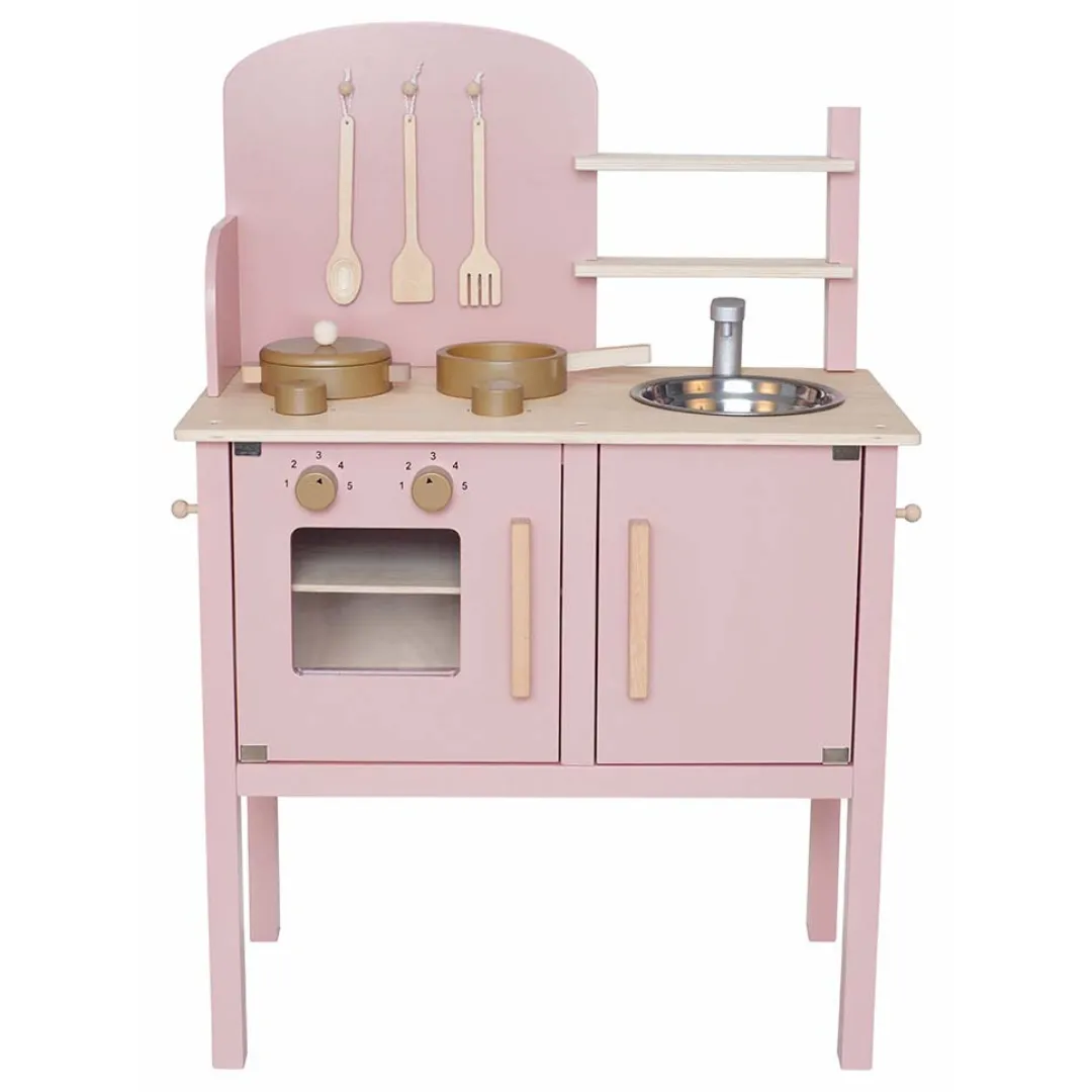 JaBaDaBaDo Kitchen with pot & pan - Pink