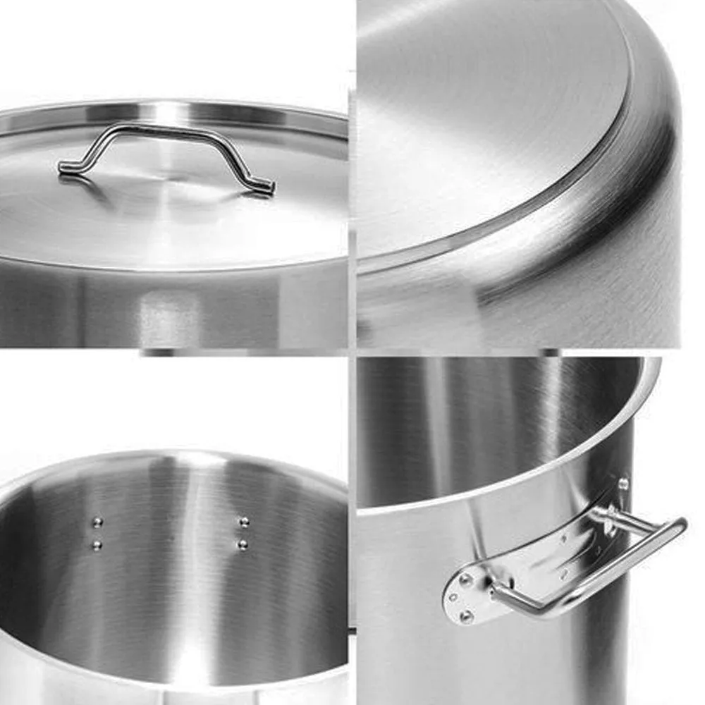 KH Classik Chef Stainless Steel Stockpot & With Lid - 12L