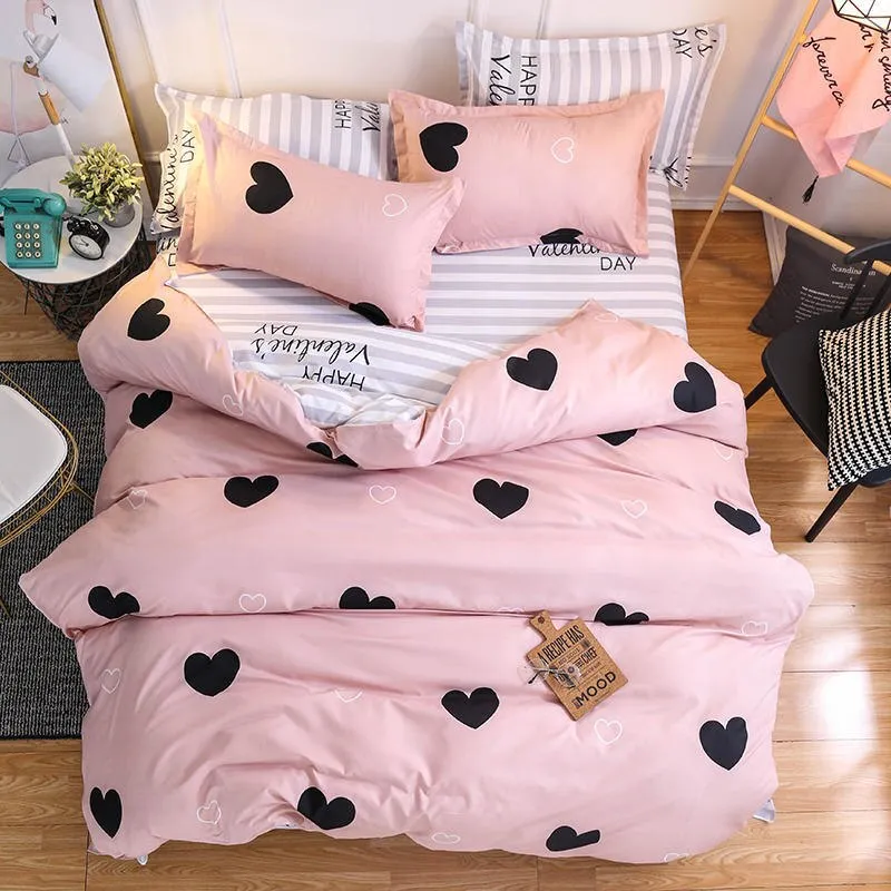 Kids Hearts Bedding Set: Delightful & Colorful Designs