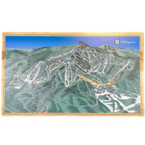 Killington Fire & Pine Trail Map 15”x25”