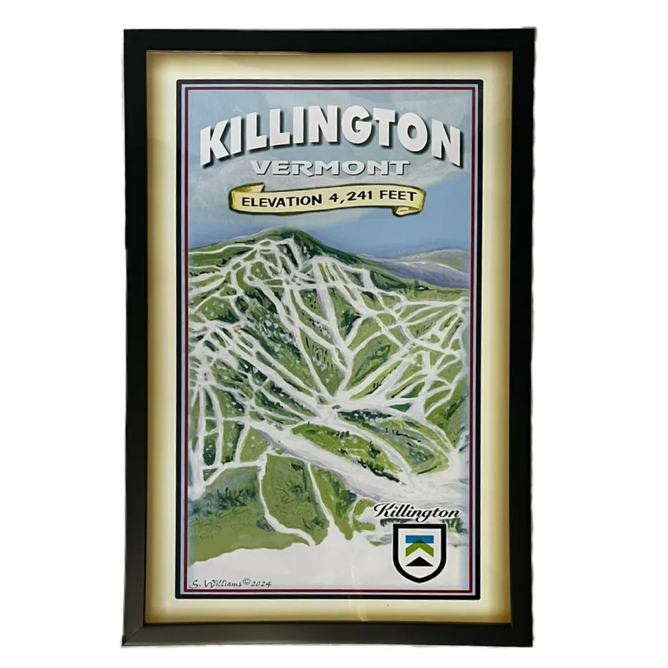 Killington Vintage Style Wall Art:  '4241 Elevation