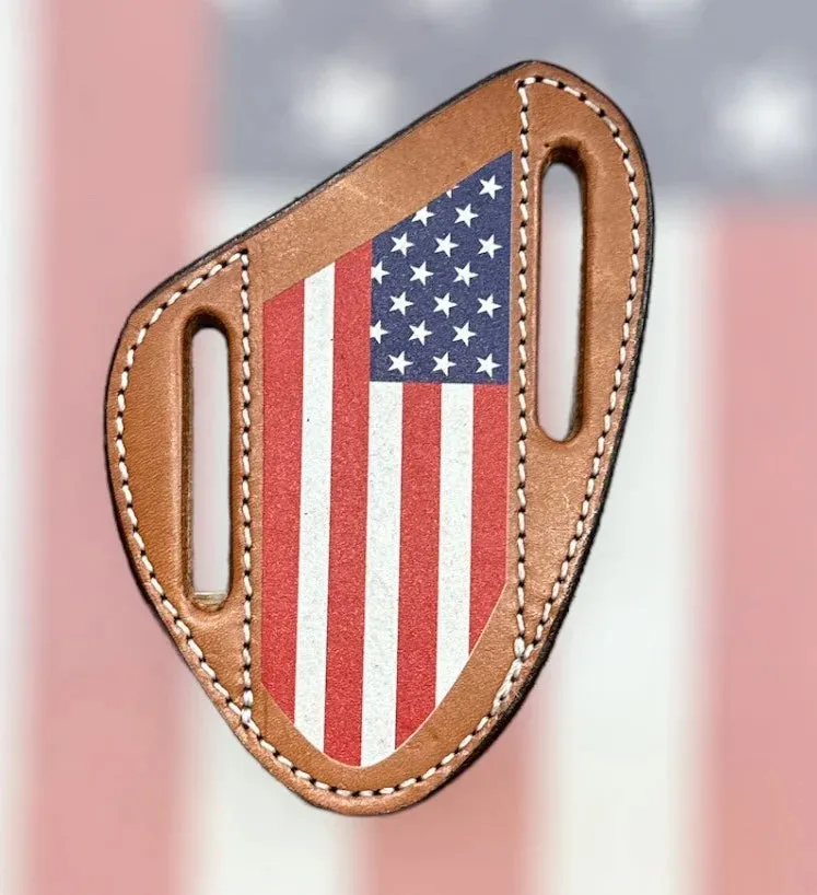 Knife Sheath with American Flag