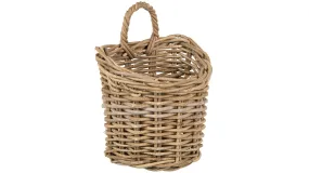 Kobo Rattan Wall Basket, Small