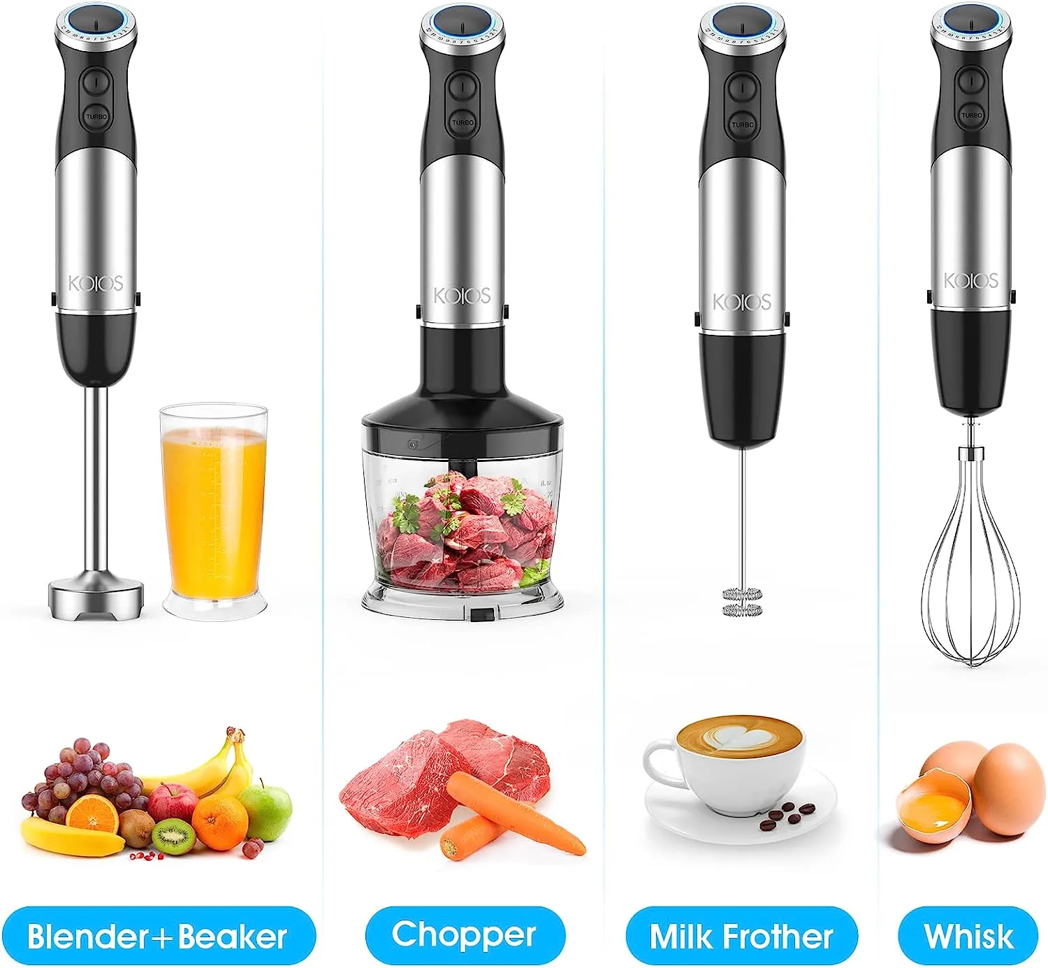 KOIOS Upgraded 1000W Immersion Blender Handheld