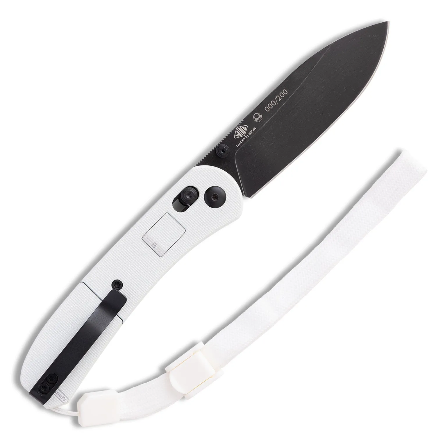 Lander 2 Pocket Knife - Landeriimote Special Edition - White