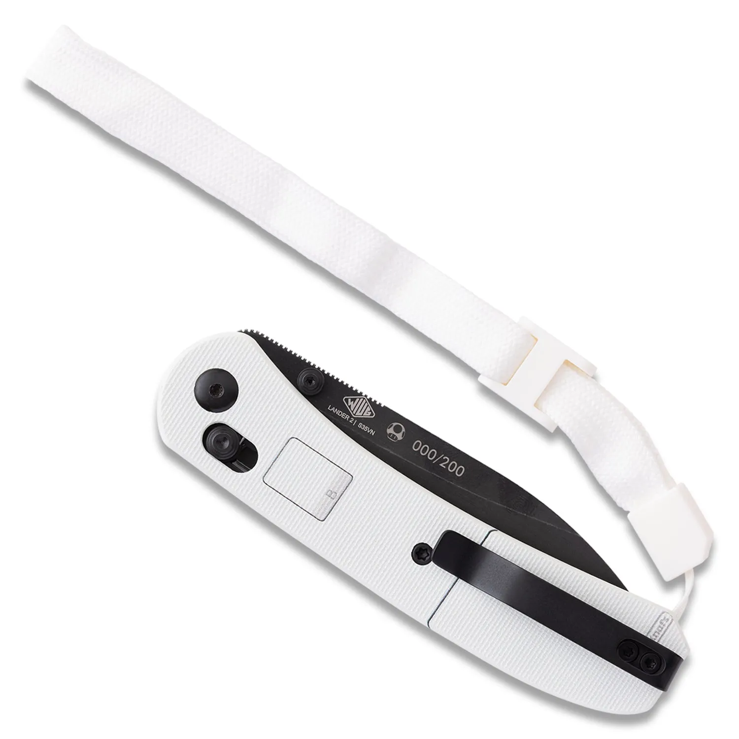 Lander 2 Pocket Knife - Landeriimote Special Edition - White