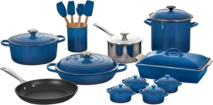 Le Creuset 20-Piece Mixed Material Cookware Set - Marseille