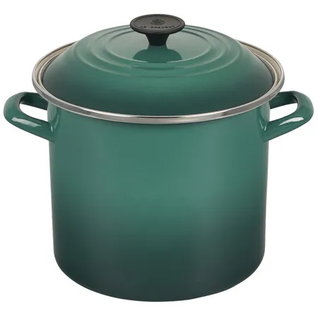 Le Creuset Enamel on Steel Stockpot, 8-Quart, Artichaut