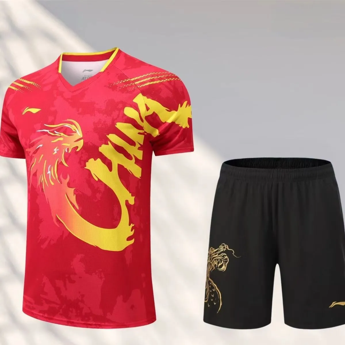 Li Ning 2024 Paris Olympics Chinese National Table Tennis Team Shirt/Kit