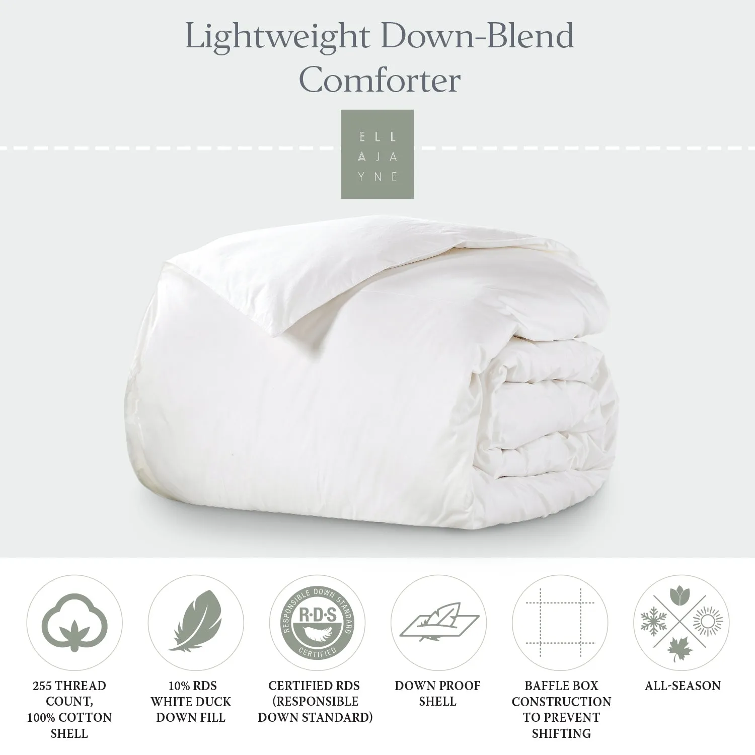 Lightweight Down-Blend Comforter