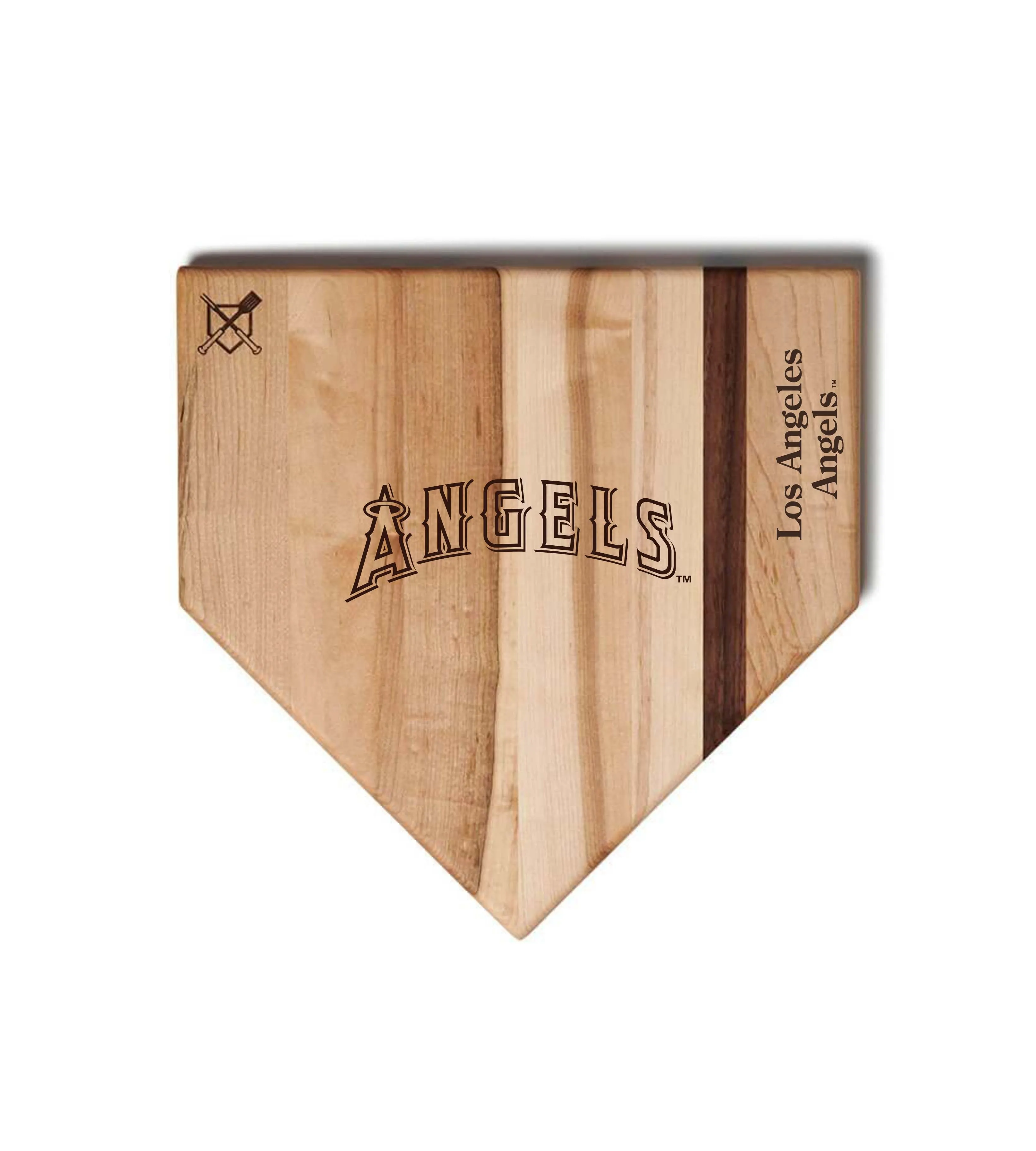 Los Angeles Angels Home Plate Cutting Boards | Multiple Sizes | Multiple Designs