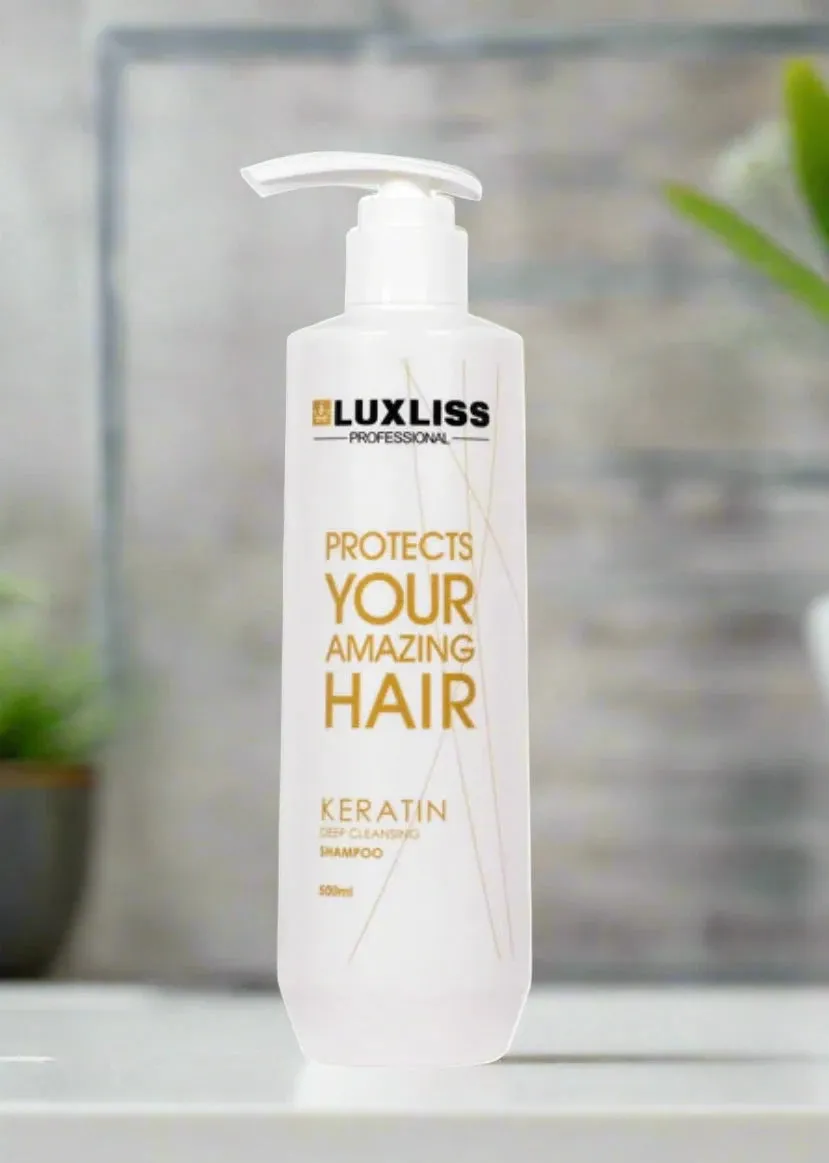 LUXLISS/LUXSILK Keratin Deep Cleansing Shampoo (500ml)