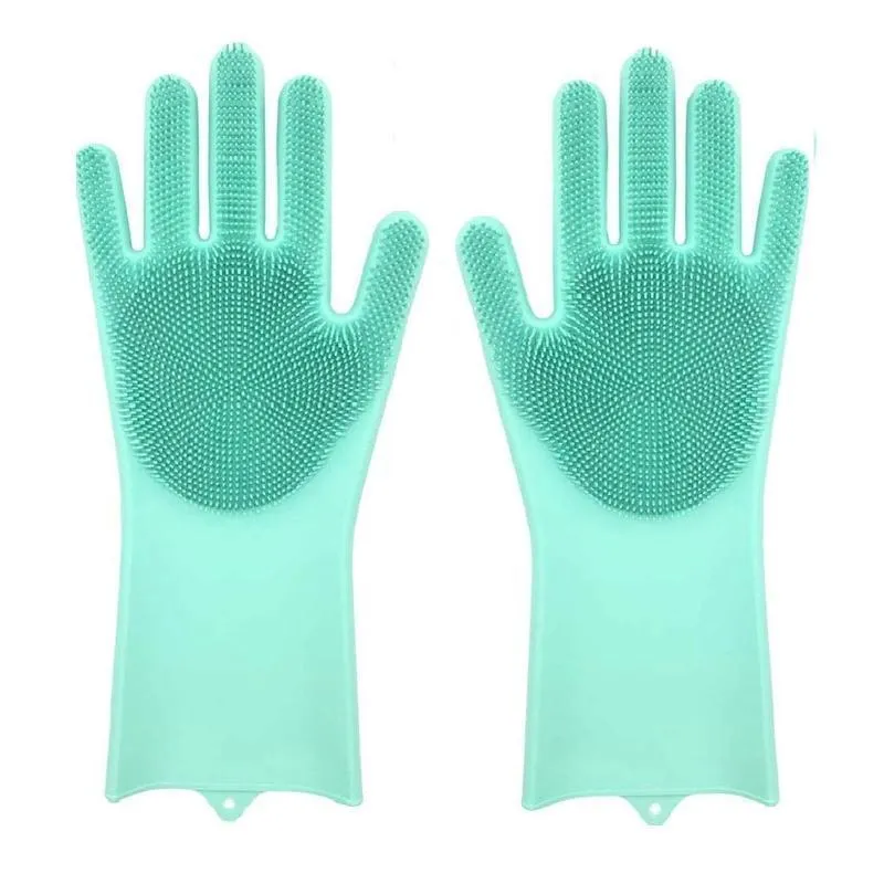 Magic Silicone Washing Gloves