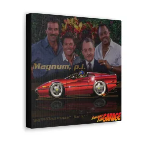 MAGNUM PI FERRARI 308 GTS Concept Art Canvas MASTERPRINT