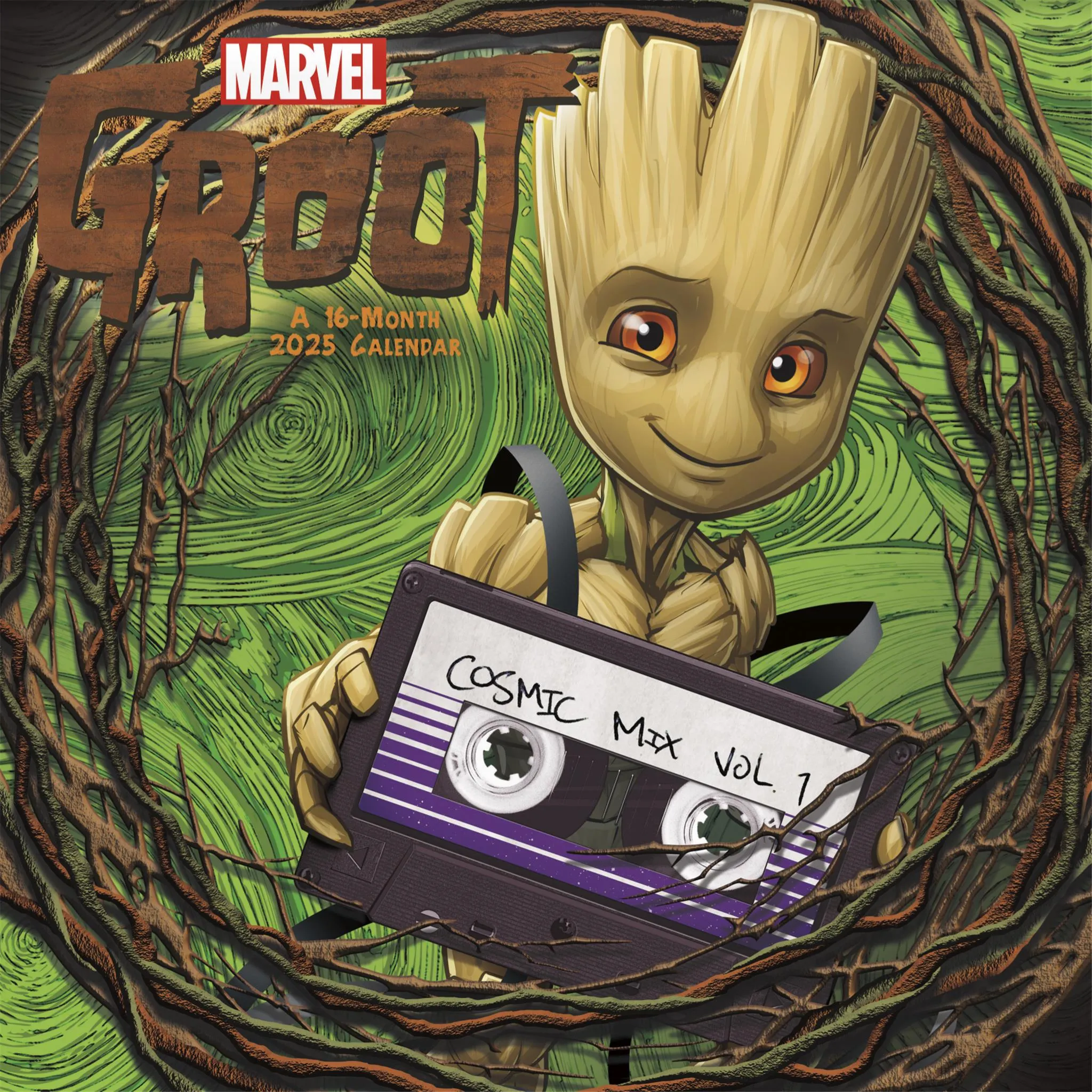 Marvel Groot Wall 2025 Calendar - Online Exclusive