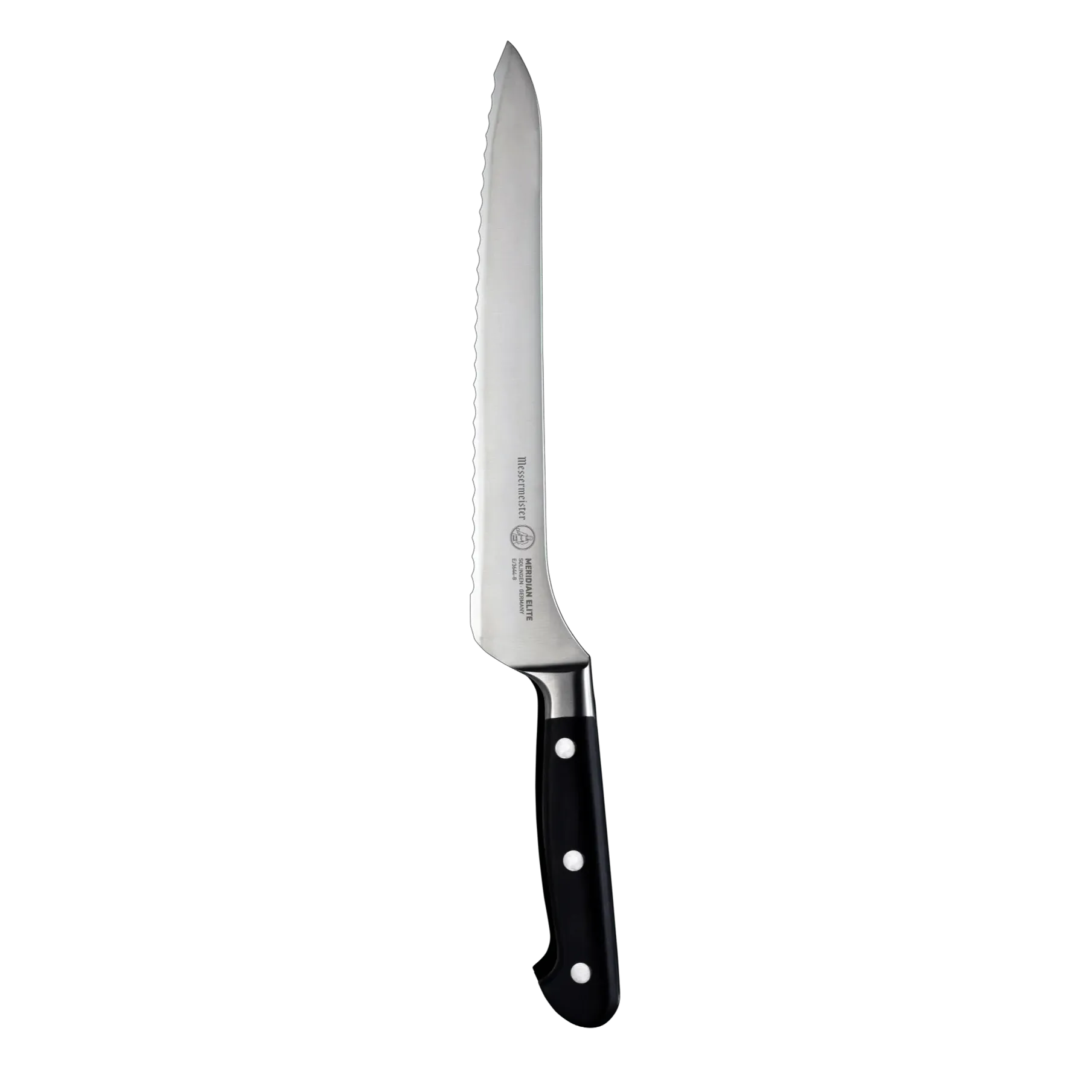 Messmeister Meridian Elite Offset Scalloped Bread Knife - 8"