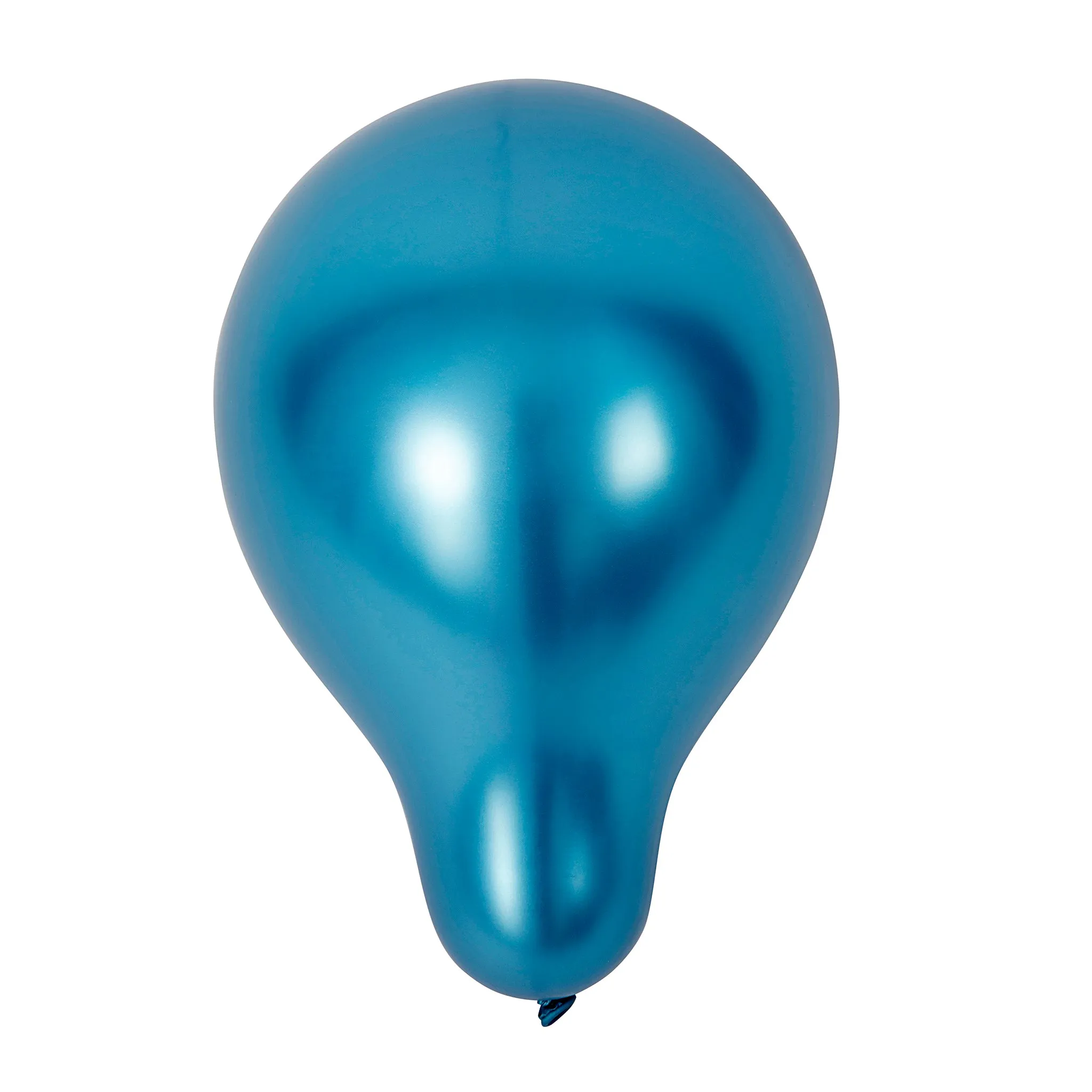 Metallic Blue 10" Chrome Latex Balloons | 50 pcs