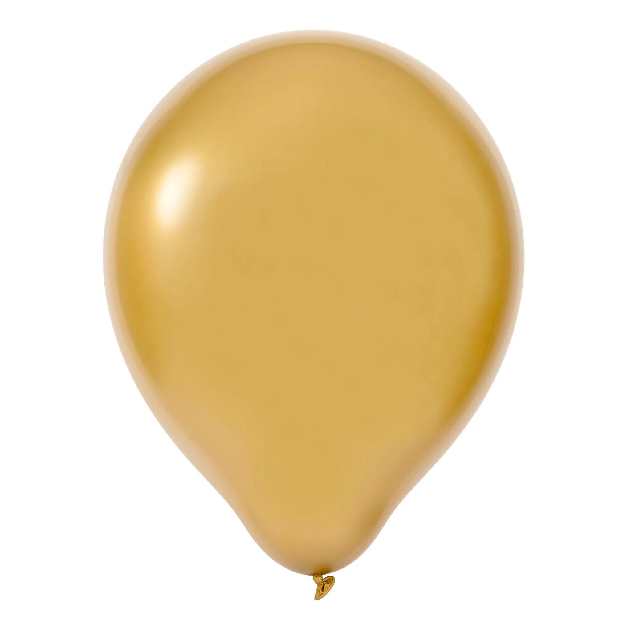 Metallic Gold 10" Chrome Latex Balloons | 50 pcs