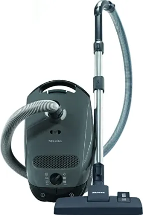 Miele Classic C1 Pure Suction Bagged Canister Vacuum, Graphite Grey - Portable, Household