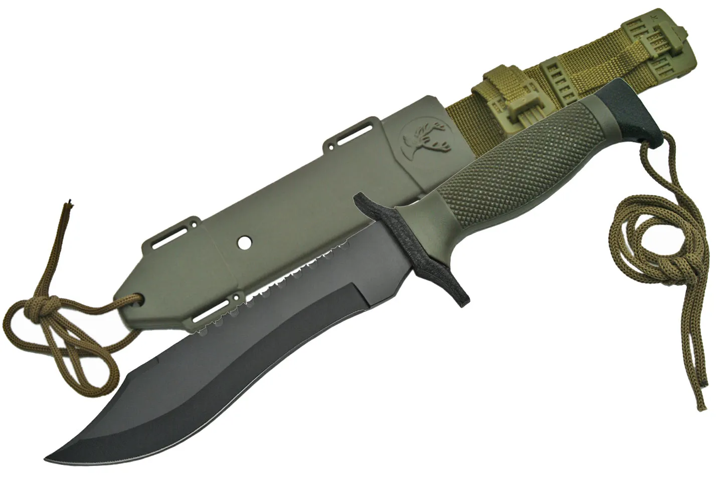 Military Survival and Combat Hunting Knife with Sheath