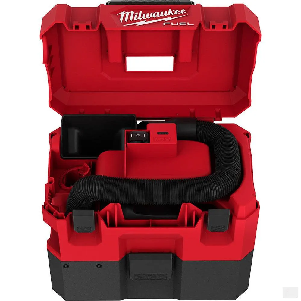 MILWAUKEE M12 FUEL 1.6 Gallon Wet/Dry Vacuum [0960-20]