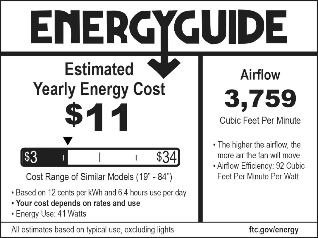 Minka Aire F519L Concept II 52" Ceiling Fan with LED Light Kit