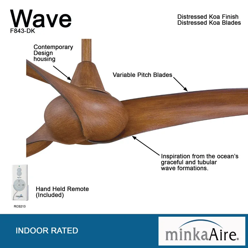 Minka Aire F843 Wave 52" Ceiling Fan