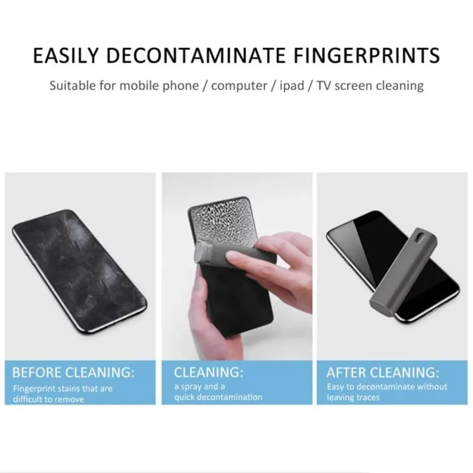 Mobile Phone Screen Cleaner, Portable Spray For Phone Screen Cleaning, Computer Mobile Phone Screen Dust Removal, Touchscreen Mist Cleaner, Sterilization Disinfection Cleaning Tool