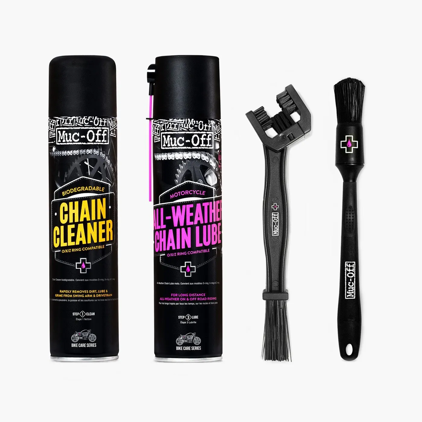 Motorcycle Chain Cleaning & Lube Kit