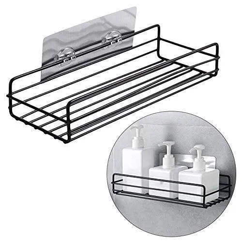 Multifunctional Wall Hanging Storage Rack (Black)