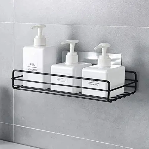 Multifunctional Wall Hanging Storage Rack (Black)