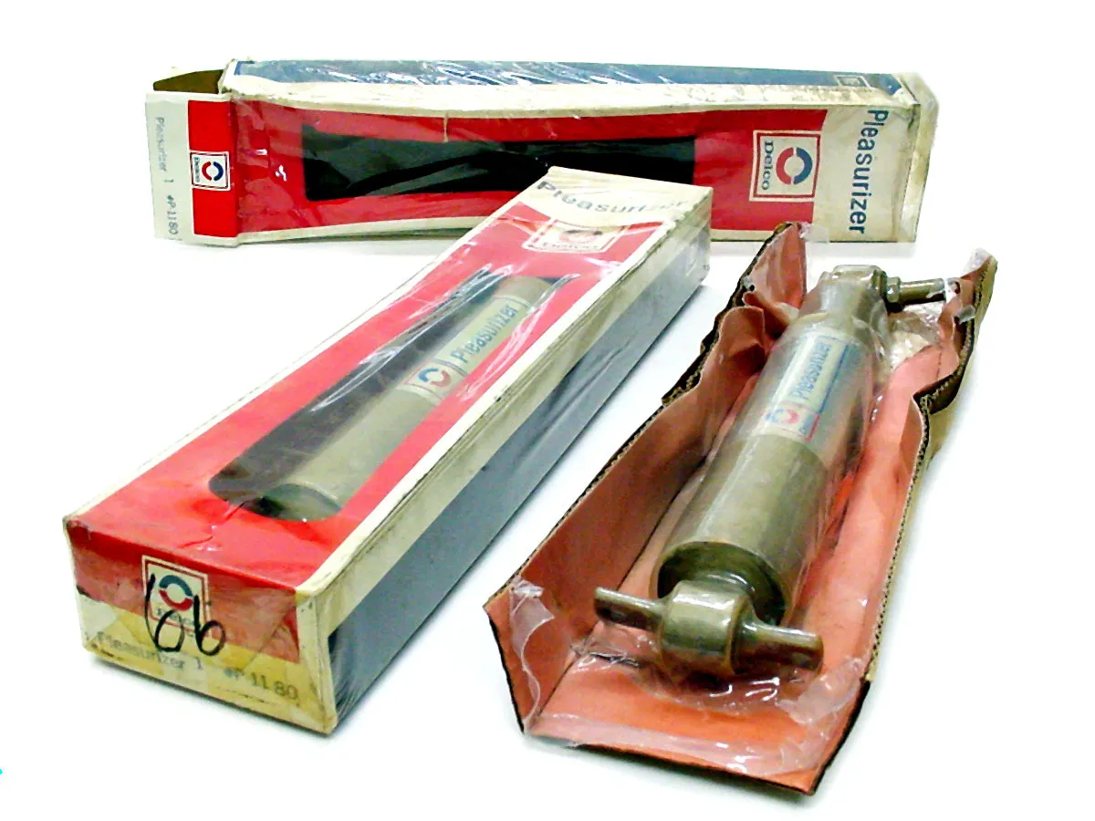 Oldsmobile 1965-68 NOS Pair Rear Delco Pleasurizer Shock Absorbers #P1180