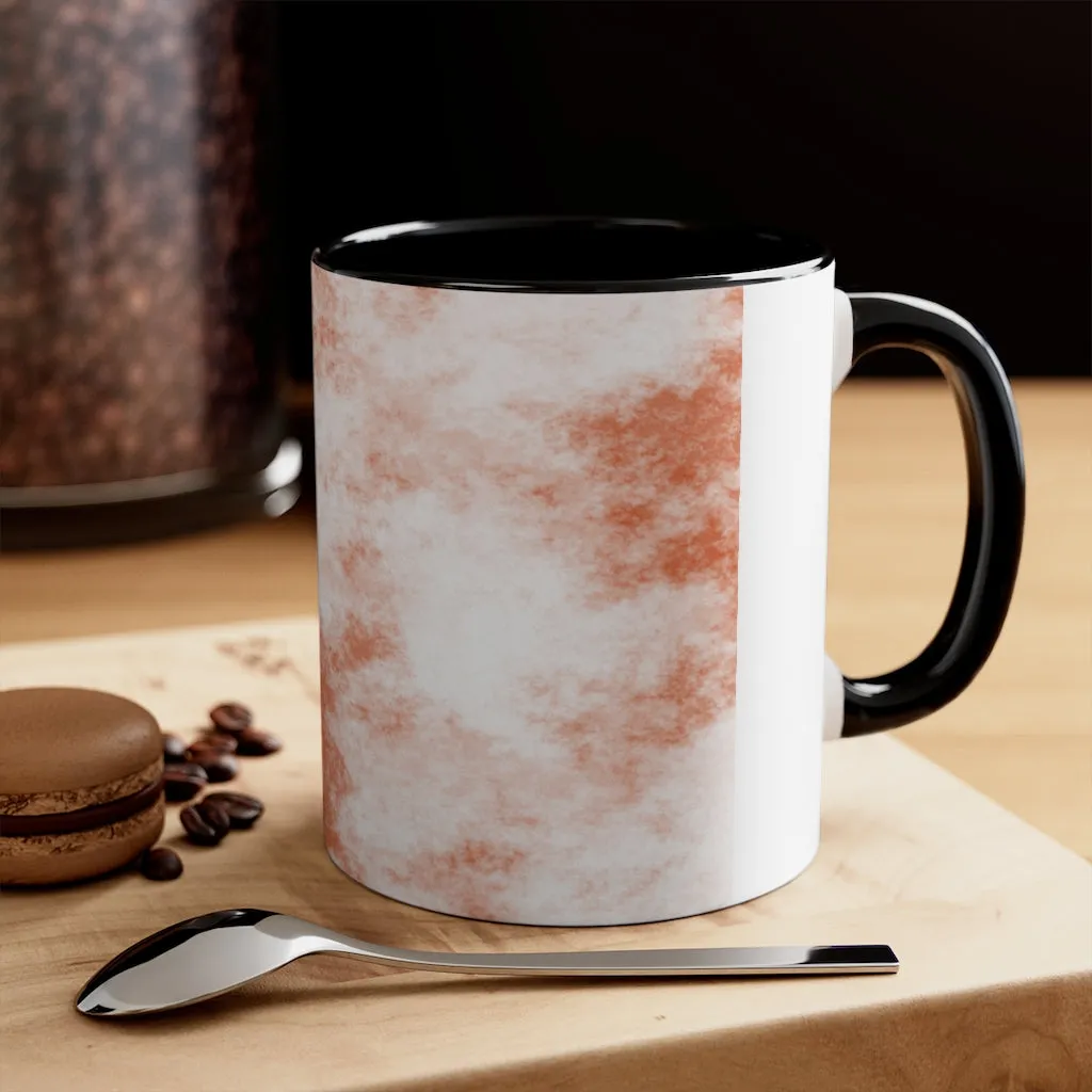 Orange Clouds Accent Mug