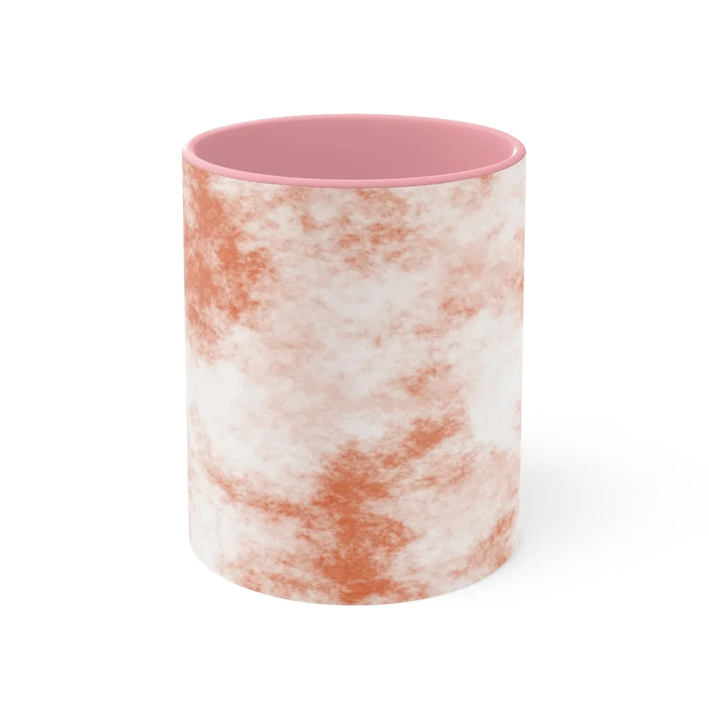 Orange Clouds Accent Mug