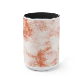 Orange Clouds Accent Mug