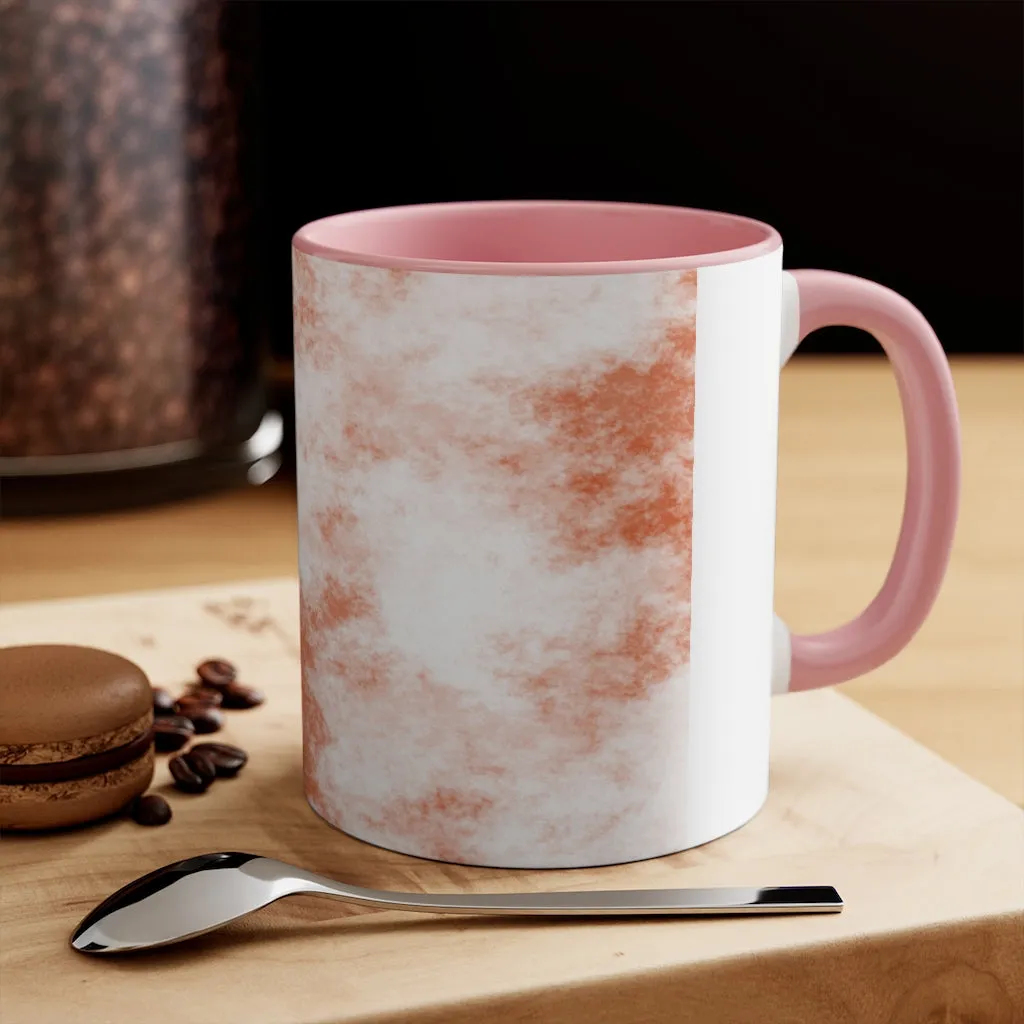 Orange Clouds Accent Mug